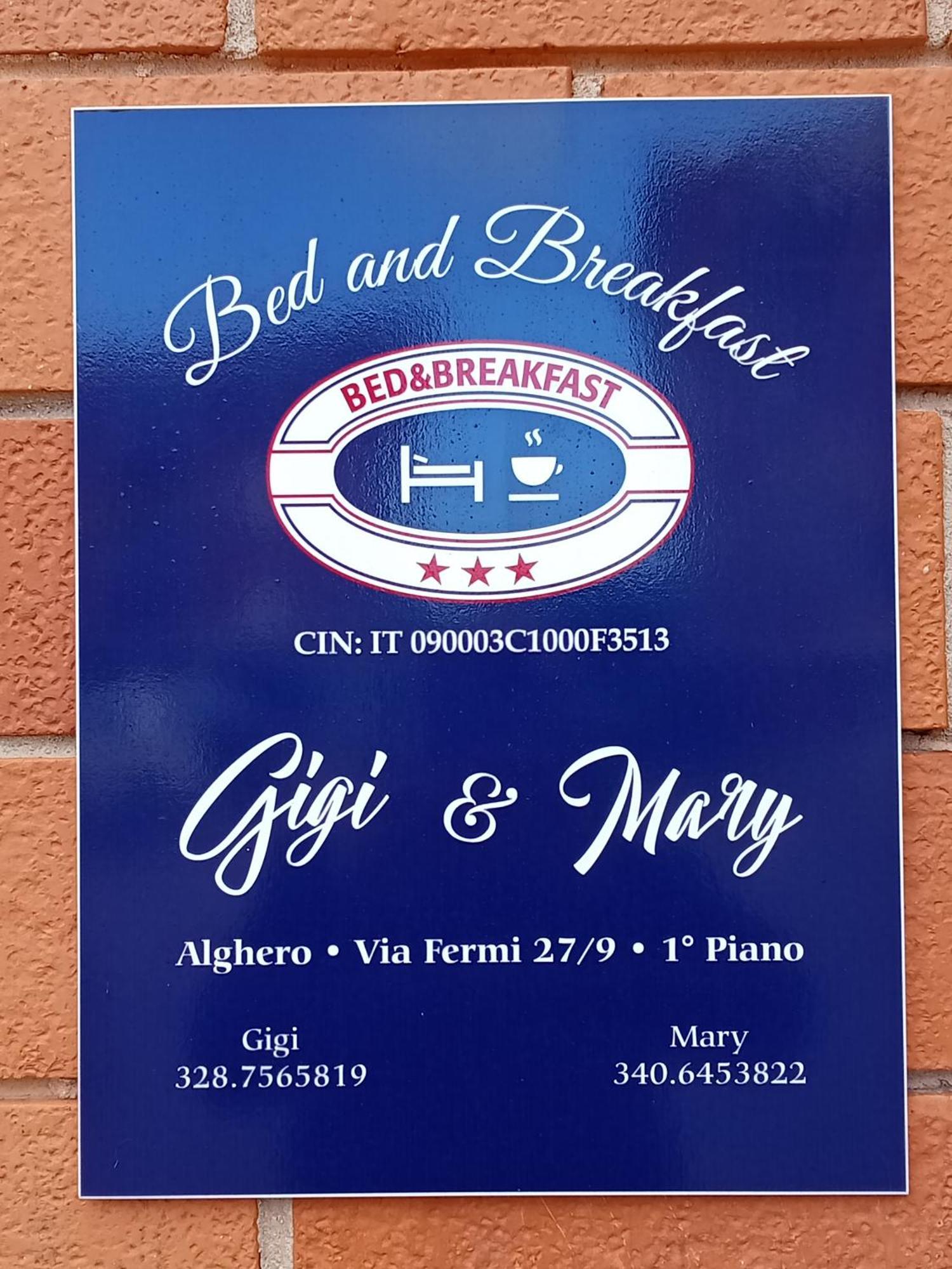 Gigi&Mary Bed and Breakfast Alghero Eksteriør billede